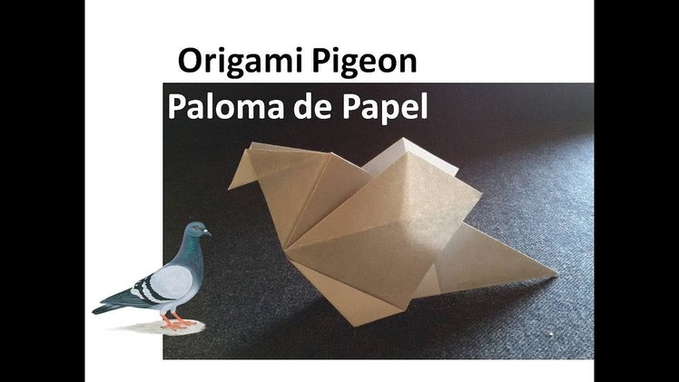 #Origami Flapping Pigeon - Paloma de Papel que mueve las alas