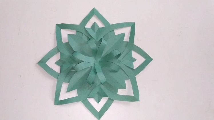 Paper Flower Design || DIY Home Decor || Paper Cutting || Paper Crafts || Paper Cutting Easy