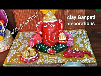 PART 2.2 Eco friendly Ganpati Idol Painting Tips. Ganpati Decorations