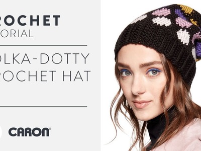 Polka Dotty Crochet Hat
