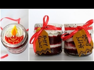 Red Velvet Cake Jar | Diwali Special | Eggless