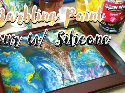 Sealed in Glass Paint Pour - Fast and Easy