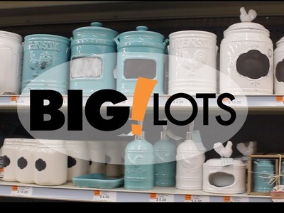SHOP WITH ME  BIG LOTS HOME DECOR - HAUL (JULY 2018 20% OFF)