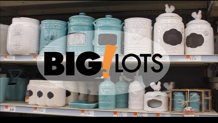 SHOP WITH ME  BIG LOTS HOME DECOR - HAUL (JULY 2018 20% OFF)