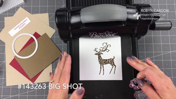 Stampin' Up! Dashing Deer Christmas Card - EPISODE SIX HUNDRED AND SIXTY ONE!!!
