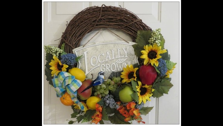Tricia's Creations: Fruit Wreath