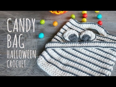 Tutorial Crochet Trick-or-Treat Bag Halloween - Lanas y Ovillos in English