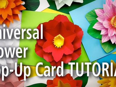 Universal Flower Pop-Up Card Tutorial