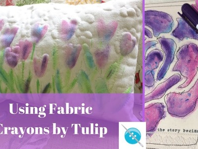 Using Fabric Crayons by Tulip
