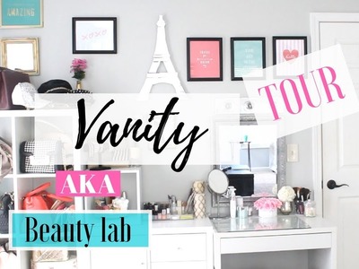 Vanity Tour 2018 | My Beauty Lab (Beauty Room) | Affordable Makeup &  Beauty Area