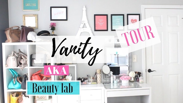 Vanity Tour 2018 | My Beauty Lab (Beauty Room) | Affordable Makeup &  Beauty Area