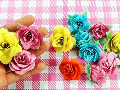 Very Easy and Simple to make Paper Rose | Handcraft Paper Flowers | Origami Flower