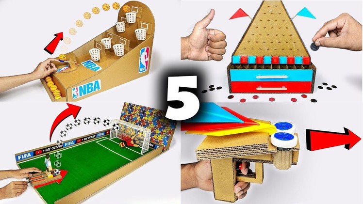 5 Amazing Things You Can Do at Home from Cardboard Games Compilation