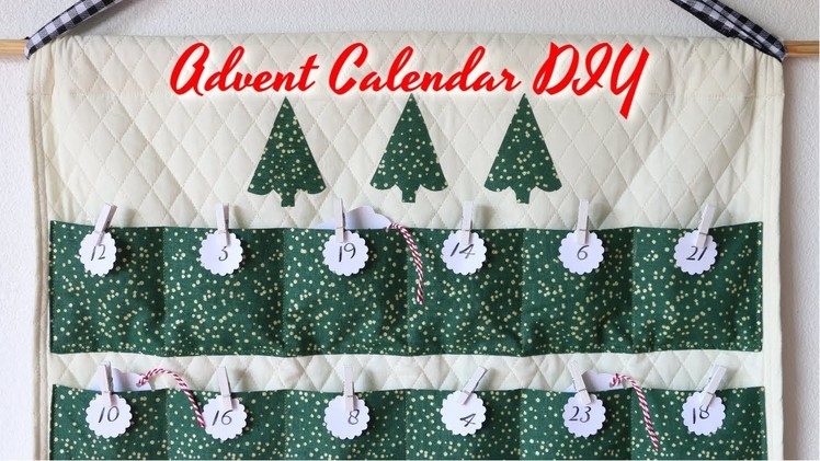 Advent Calendar DIY - Simple Sewing Tutorial