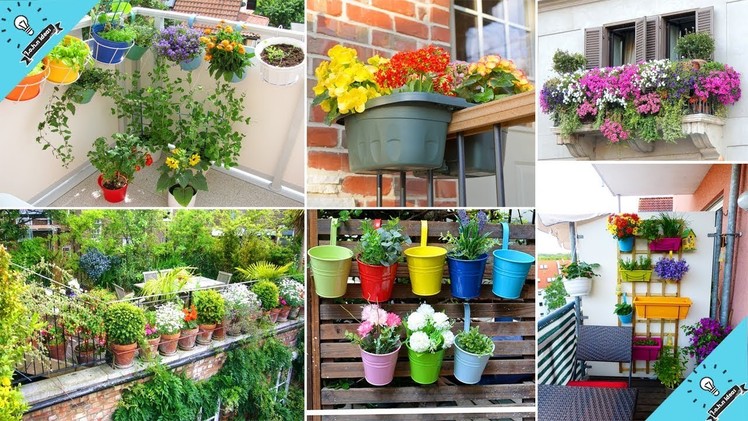 Balcony plant pots ideas | Garden Ideas