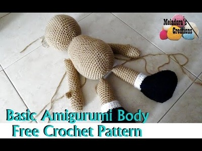 Basic Amigurumi Doll Body  - Free Crochet Pattern and Pictorial
