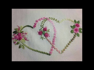 Beautiful hand embroidery | hart embroidery designs
