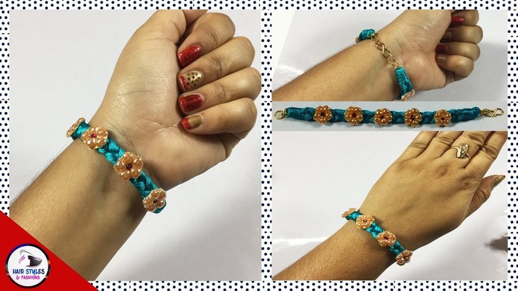 Beautiful Silk Thread Bracelet Making Videos at Home | DIY Bracelet | Jewellery Design