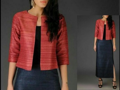 Beautiful Slim Fit Jacket Marking & Cutting-  Kameez. Churidar. Kurti.Sari  for all ages
