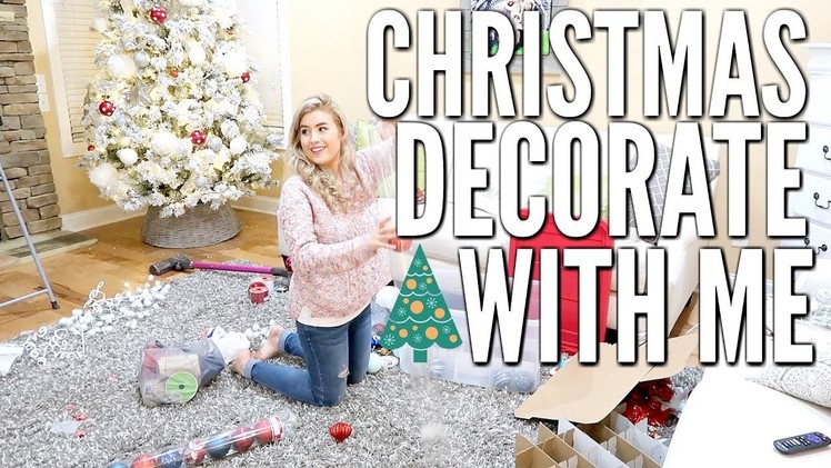 CHRISTMAS DECORATE AND CLEAN WITH ME | CHRISTMAS 2018 | Love Meg