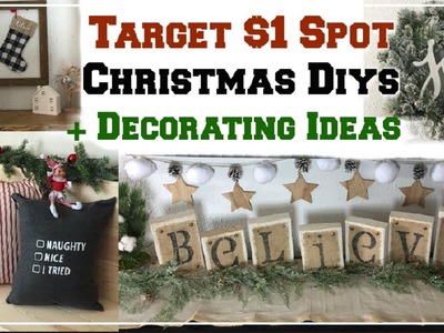 CHRISTMAS DIYS & DECORATING IDEAS FROM TARGET $1 SPOT | Momma From Scratch