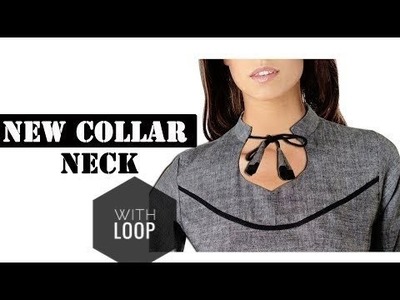 Collar neck design Stitching