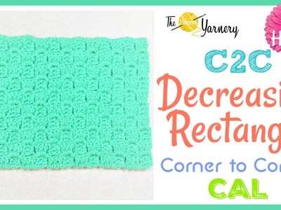 Corner to Corner C2C - Decreasing into a Rectangle - LEFT HANDED
