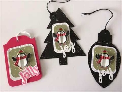 Count Down to Christmas #11 Whimsical Penguin Gift Tags