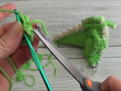 Crochet Along Small But Mighty Dragon Part 14  Ears amd Mouth