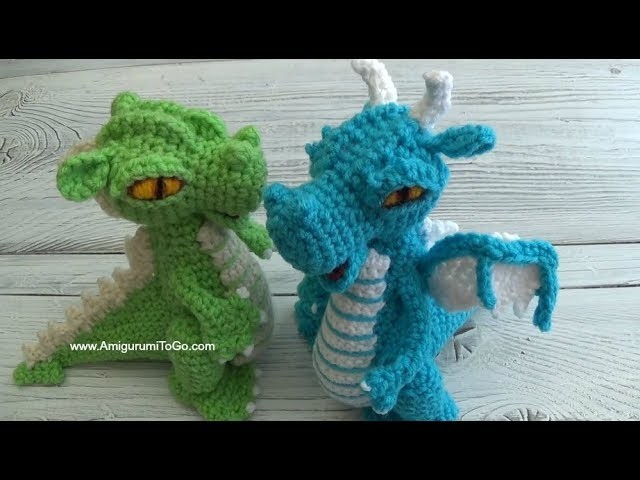 Crochet Along Small But Mighty Dragon Part 21 How To Sew The Horns and Spikes On