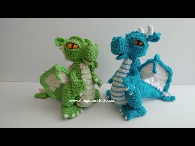 Crochet Along Small But Mighty Dragon Part 24 How To Sew The Wings Onto The  Dragon