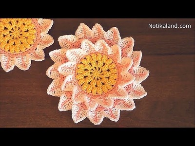 Crochet flower  Tutorial