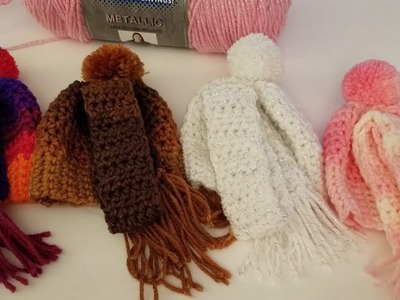 Crocheted AG Hat.Scarf