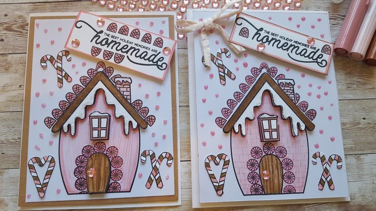 Design Team Project | Gingerbread House Card | Maymay Made It Stamps