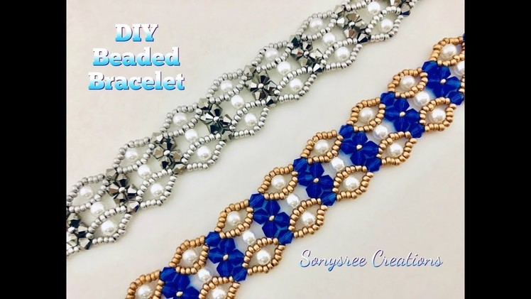 DIY Beaded Bracelet ???? Designer Beaded Bracelet ???? How to make beaded bracelet