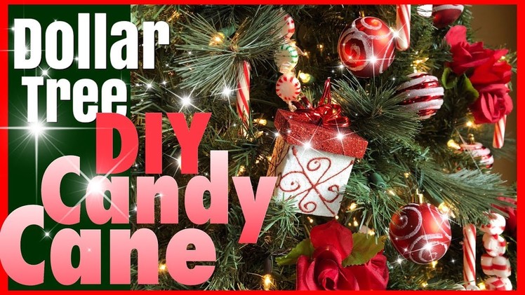 DIY Candy Cane Ornaments | DAY 6 ~ 25 Days of Christmas | #mychristmasmystyle2018