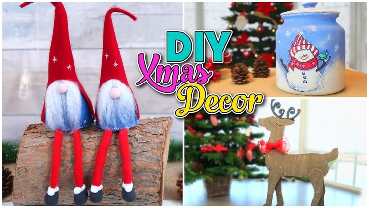 DIY CRAFTS FOR CHRISTMAS | MAKE YOUR HOME DECORATIONS for Christmas