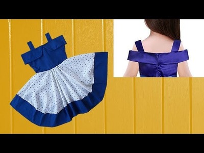 Diy Designer  Baby Frock For 3 to 4 year baby girl  Cutting And Stitching Full Tutorial