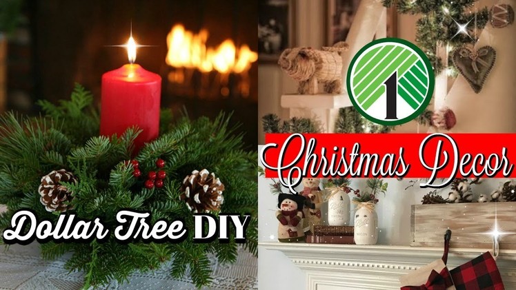DIY Dollar tree Christmas Decor Ideas.  Dollar tree finds 2018. Daniela Diaries
