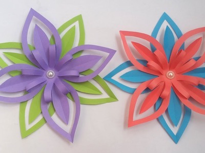 DIY: Paper Snowflake!!! How to Make Beautiful 3D Snowflake for Christmas Decoration!!!