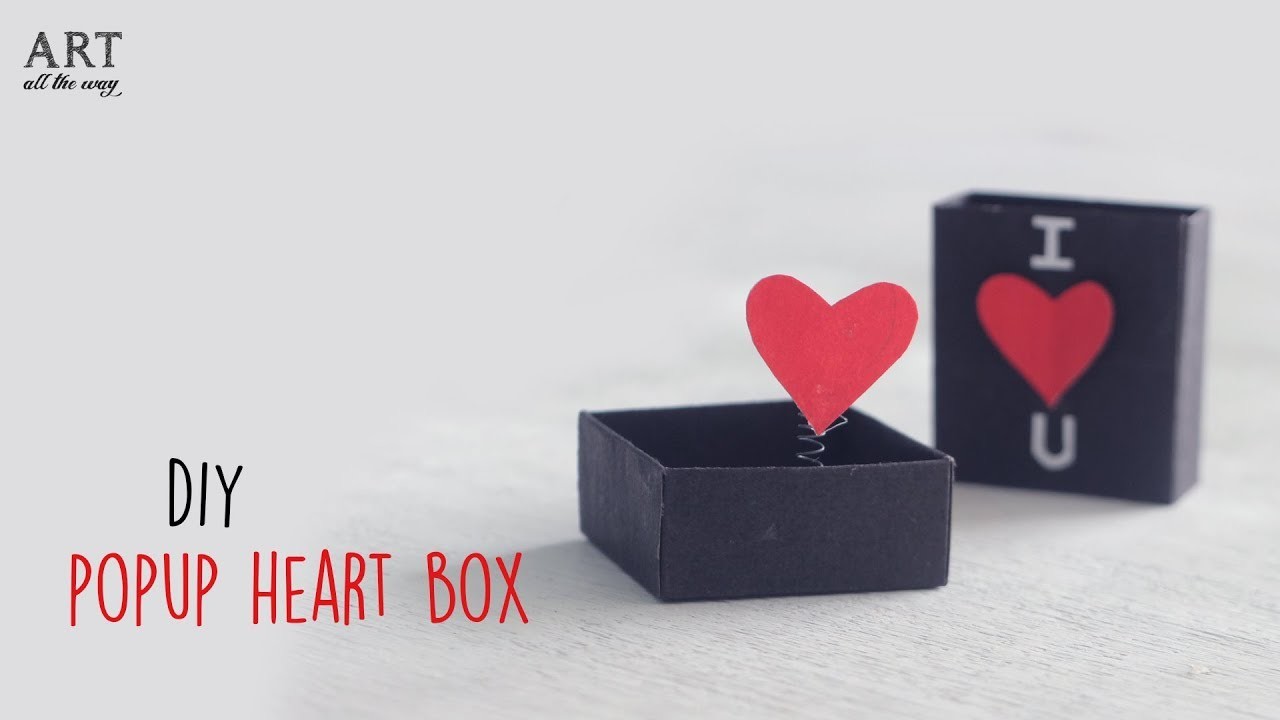 DIY Pop-up Heart Box | Handmade Cards | Card Making Ideas