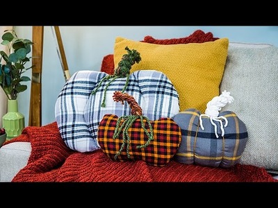 DIY Pumpkin Pillows - Home & Family