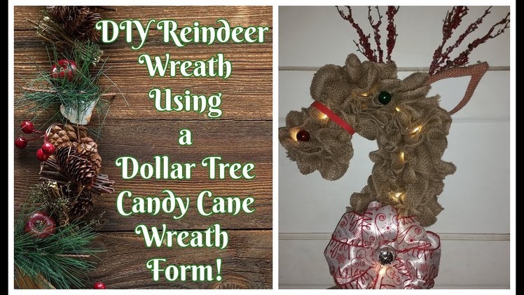DIY Reindeer Wreath for Christmas!