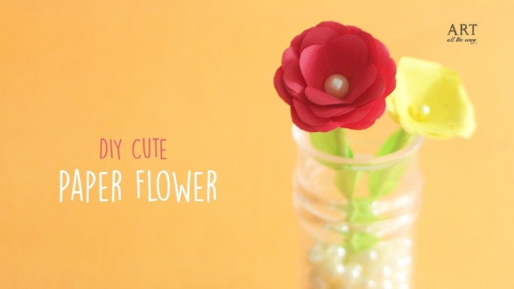 DIY Tiny Paper Rose | Easy Paper Flower
