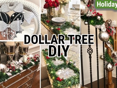Dollar Tree Christmas DIYS 2018 | DIY Holiday Home Decor Ideas