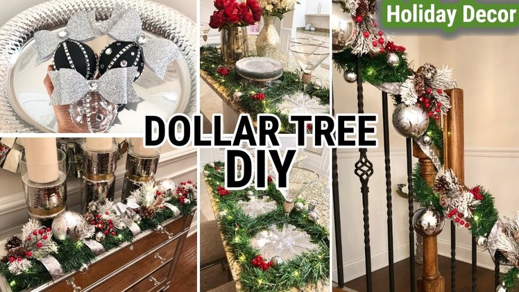 Dollar Tree Christmas DIYS 2018 | DIY Holiday Home Decor Ideas