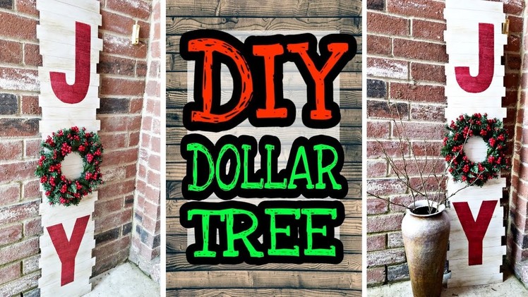 Dollar Tree DIY Christmas Decor. DIY Rustic Christmas decorations
