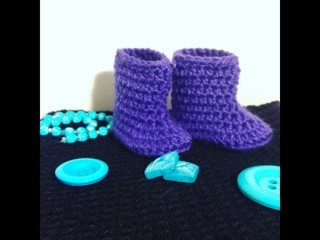 DYI: Crochet Baby Booties
