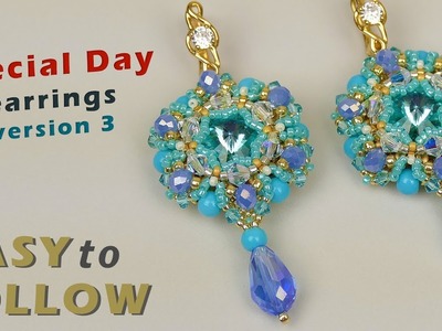 Earrings "Special Day" version 3 tutorial