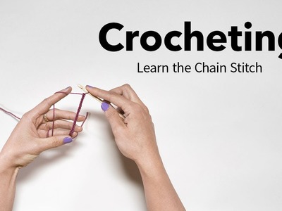 Easy Crochet Chain Stitch Tutorial